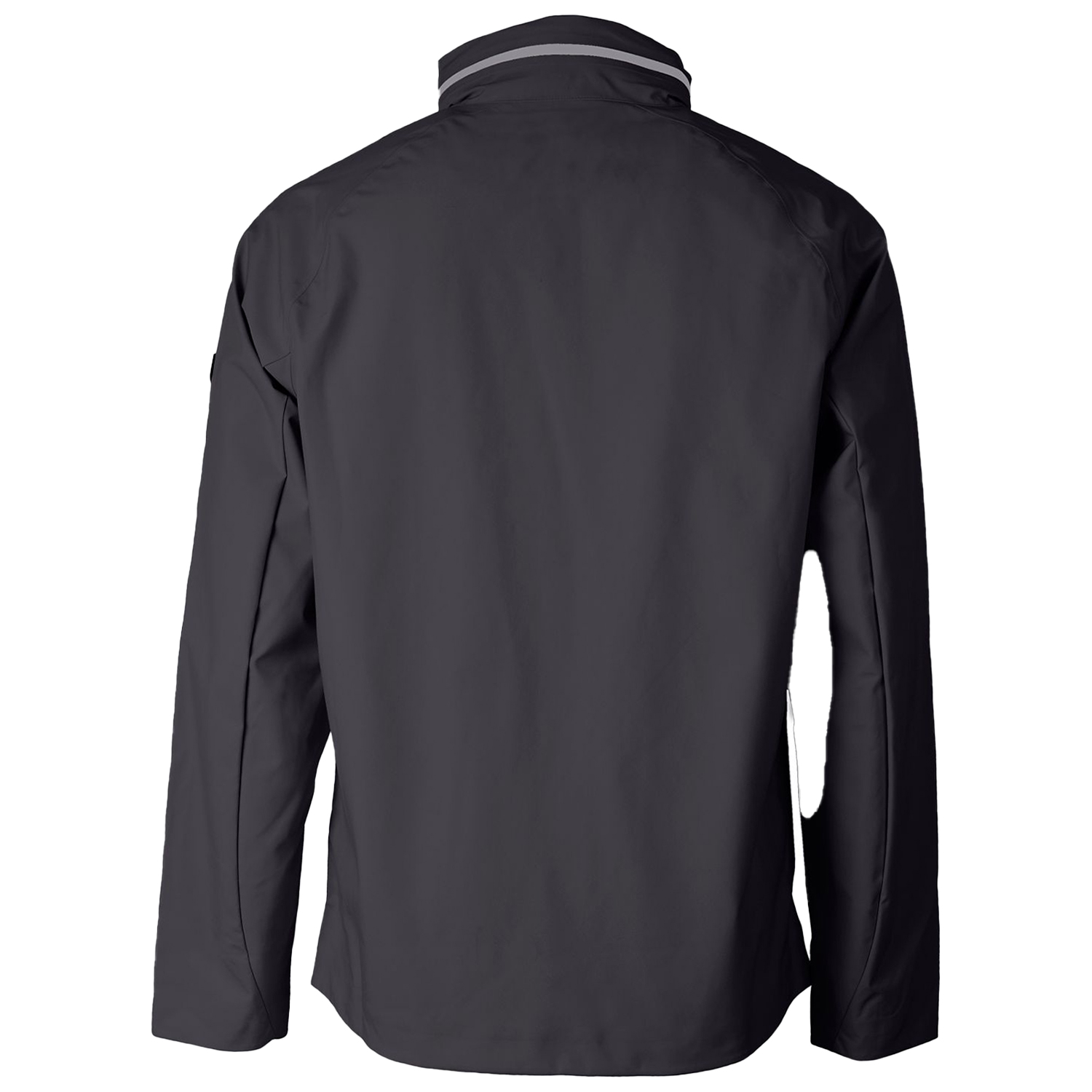 Men's Cutter & Buck Graphite Gonzaga Bulldogs Vapor Water Repellent Stretch Full-Zip Rain Jacket - Image 4