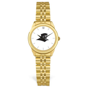 Women's Gold Providence Friars Logo Medallion Rolled Link Bracelet Wristwatch