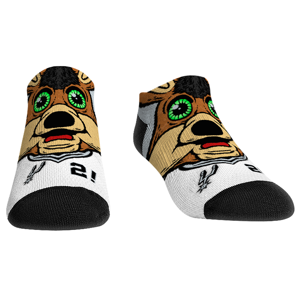 Rock Em Socks San Antonio Spurs Unisex Super Fan 5-Pack Low-Cut Socks - Image 5