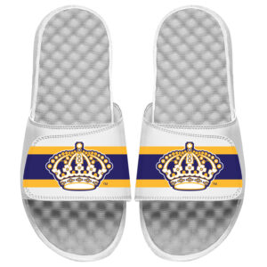 Men's ISlide White Los Angeles Kings Special Edition 2.0 Slide Sandals