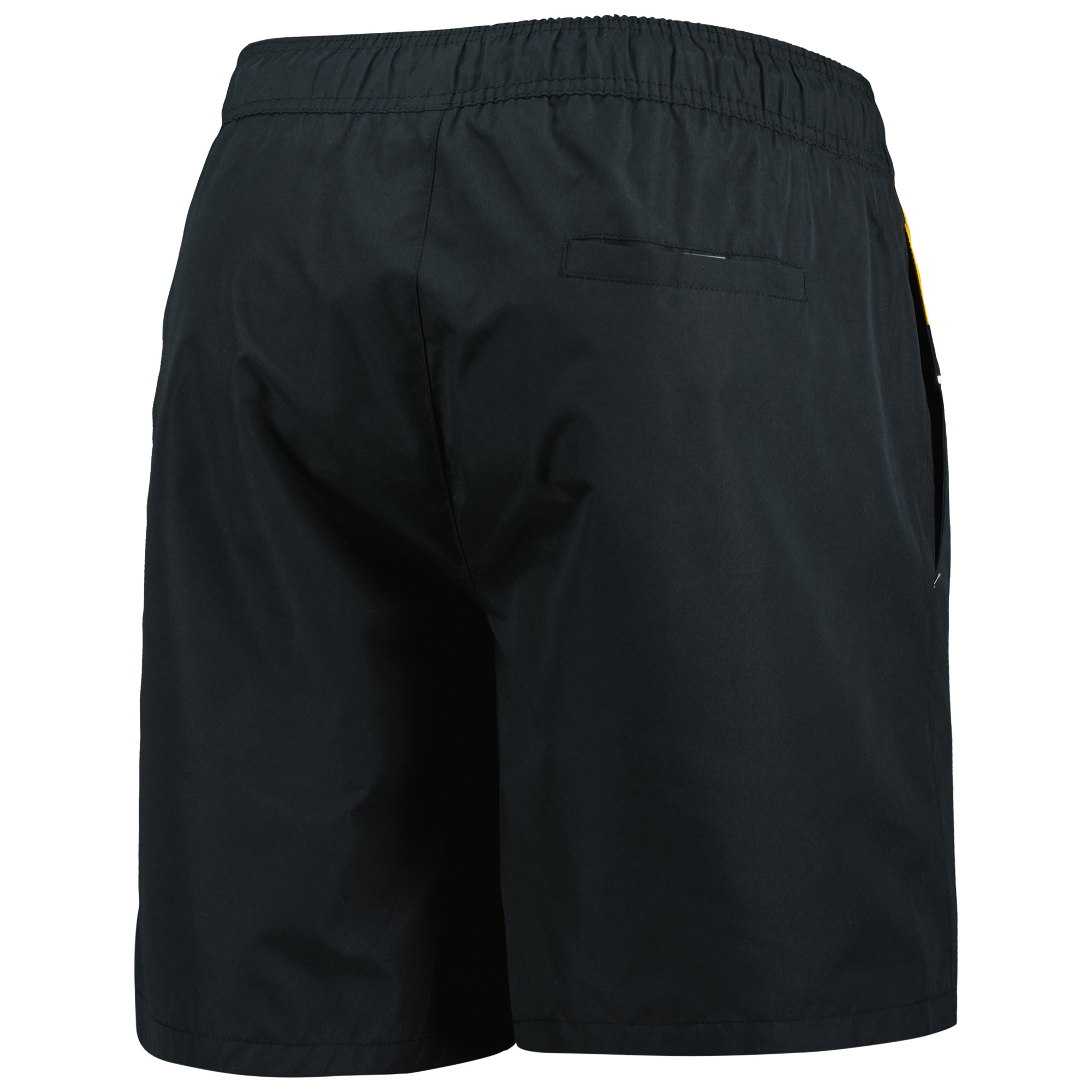 Men's Starter Black Boston Bruins Freestyle Volley Swim Shorts - Image 7