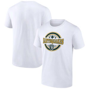 Men's White San Jose Earthquakes St. Patrick's Day Lucky Logo T-Shirt