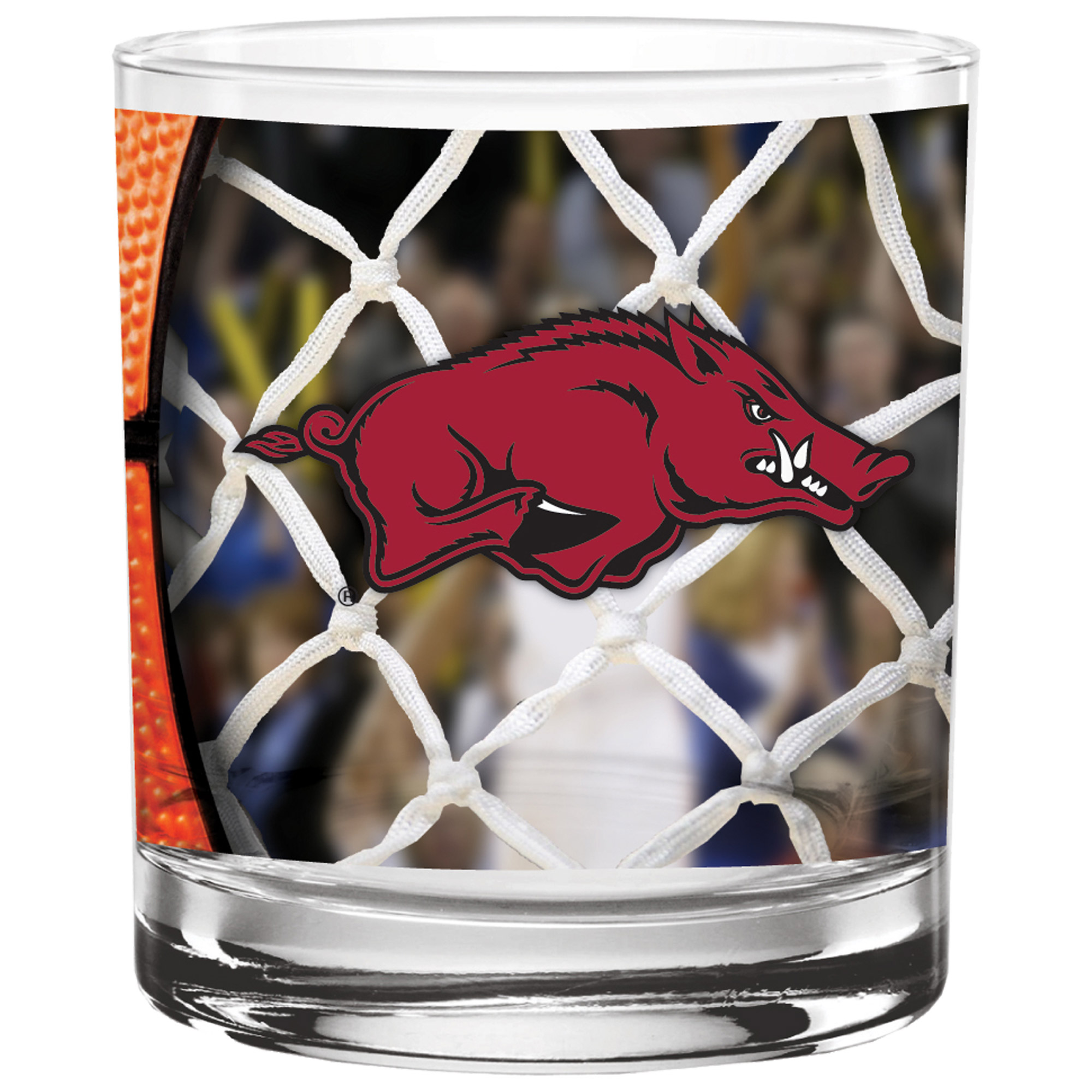 Arkansas Razorbacks 14oz. Basketball Glass - Image 3