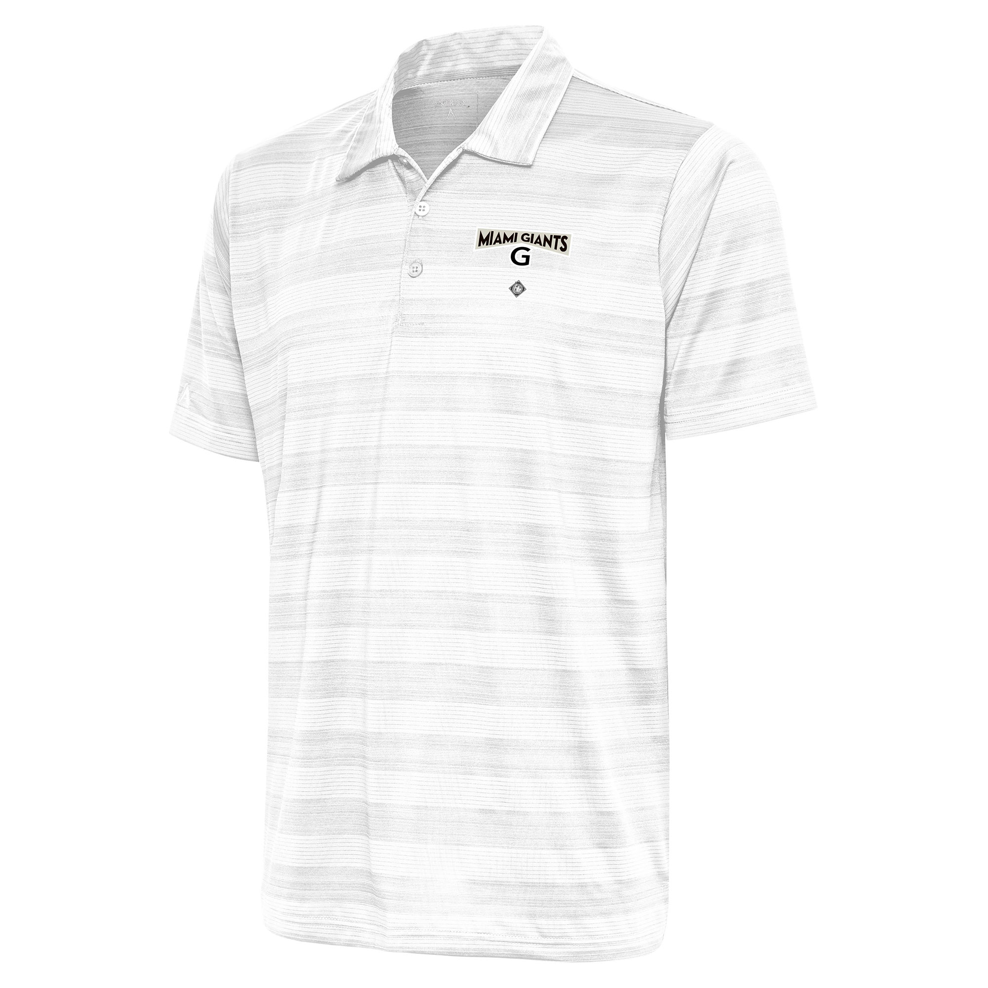 Men's Antigua White Miami Giants Compass Polo