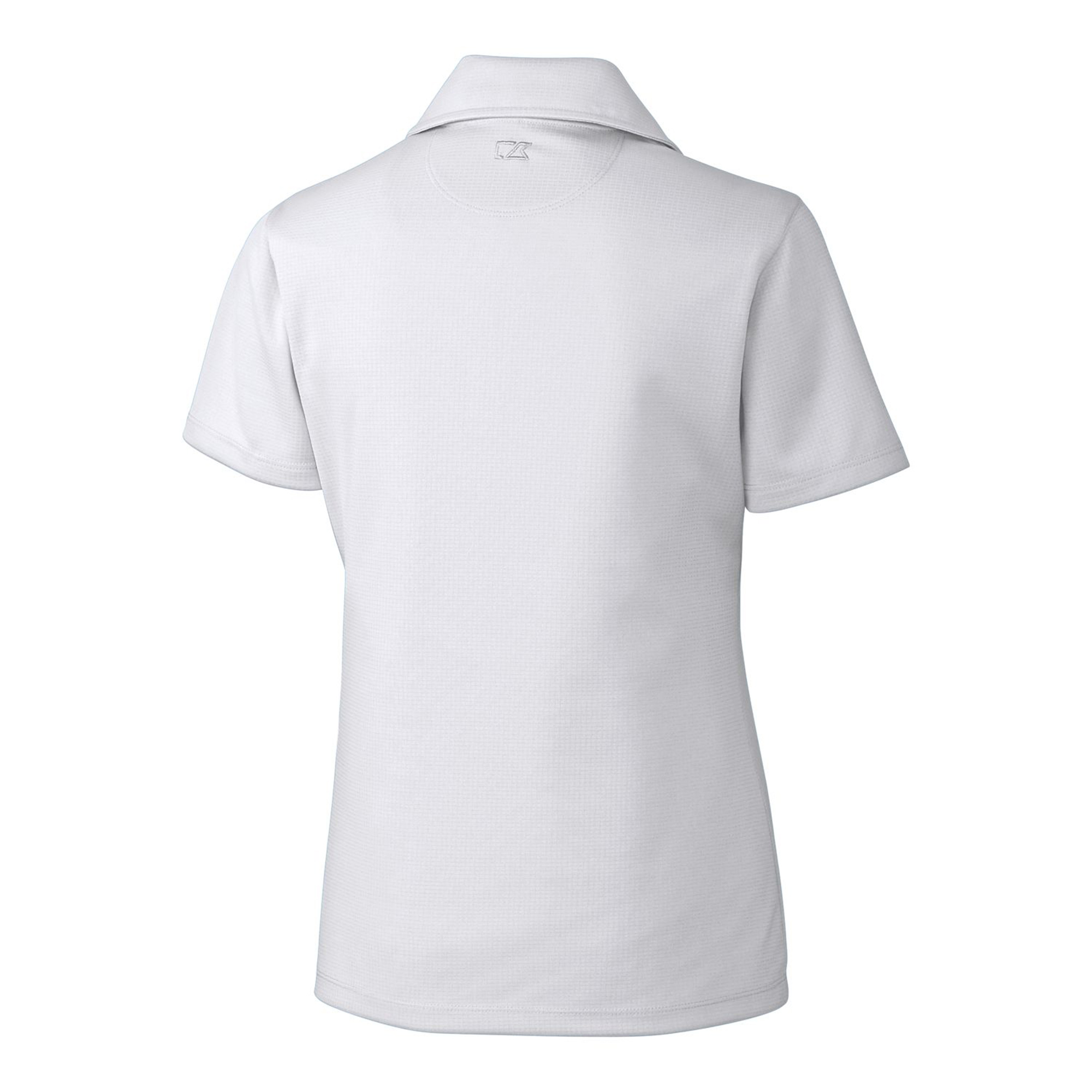 Women's Cutter & Buck White New York Yankees Americana Logo DryTec Genre Textured Solid Polo - Image 7