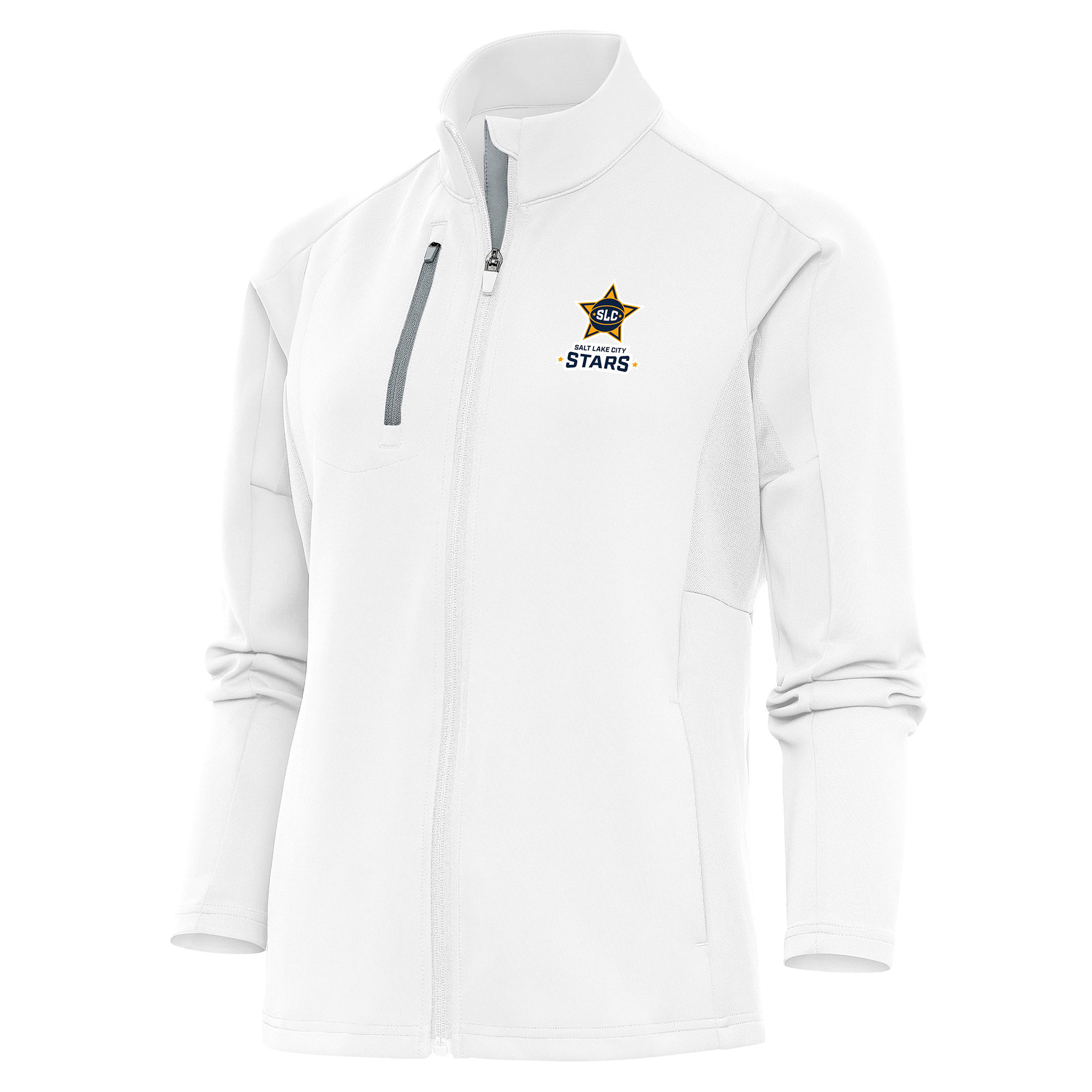 Women's Antigua White Salt Lake City Stars Generation Full-Zip Jacket