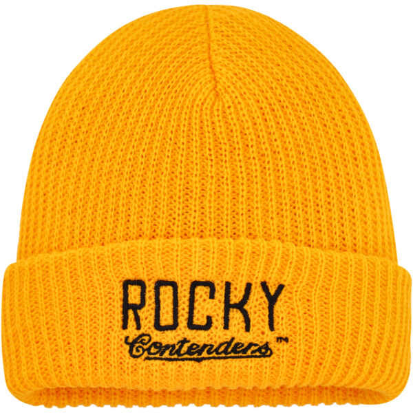 Contenders Clothing Gold Rocky Cuffed Knit Hat