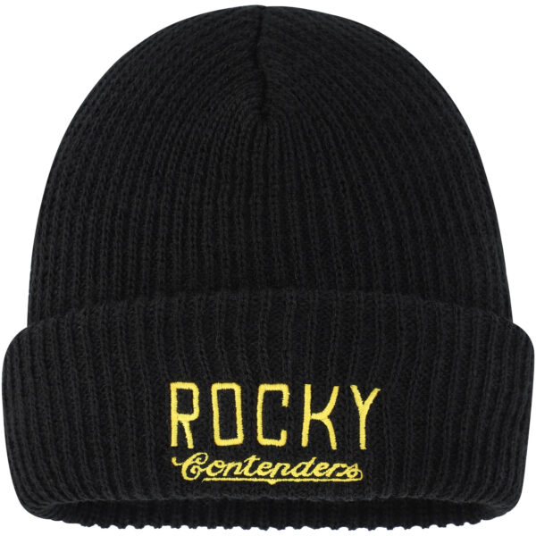 Contenders Clothing Black Rocky Cuffed Knit Hat