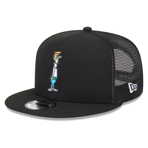 Men's New Era Black The Jetsons George Jetson Trucker 9FIFTY Snapback Hat - Image 7