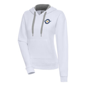 Women's Antigua  White Las Vegas Aviators Victory Pullover Hoodie