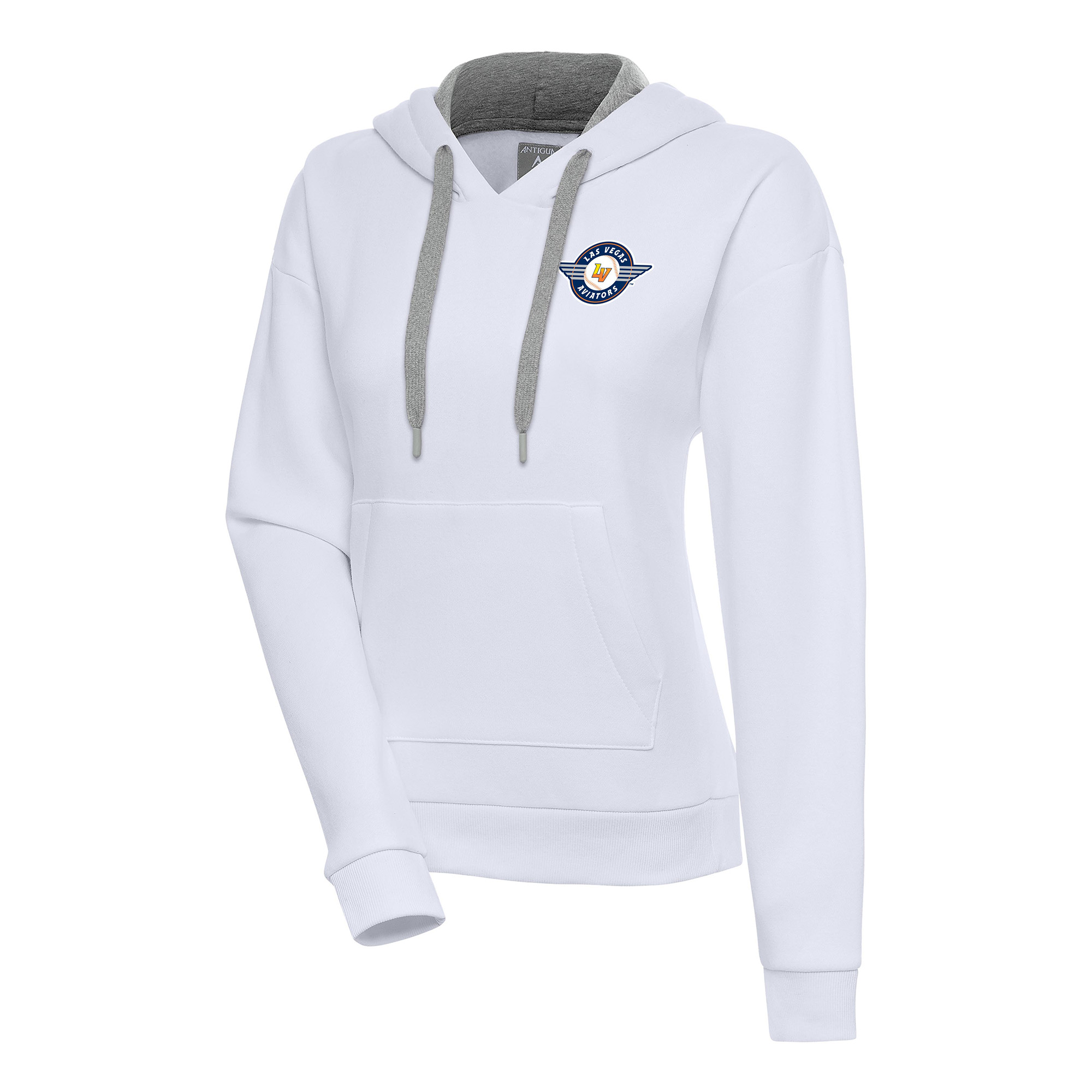 Women's Antigua White Las Vegas Aviators Victory Pullover Hoodie