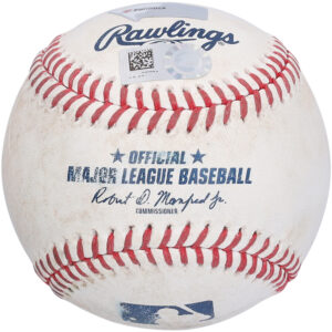 Willie Calhoun New York Yankees Game-Used Baseball vs. Baltimore Orioles on May 25, 2023 - RBI Double