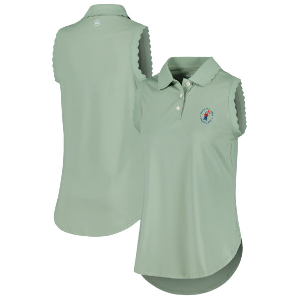 Women's 2024 U.S. Open  Peter Millar Olive Opal Stretch Sleeveless Polo