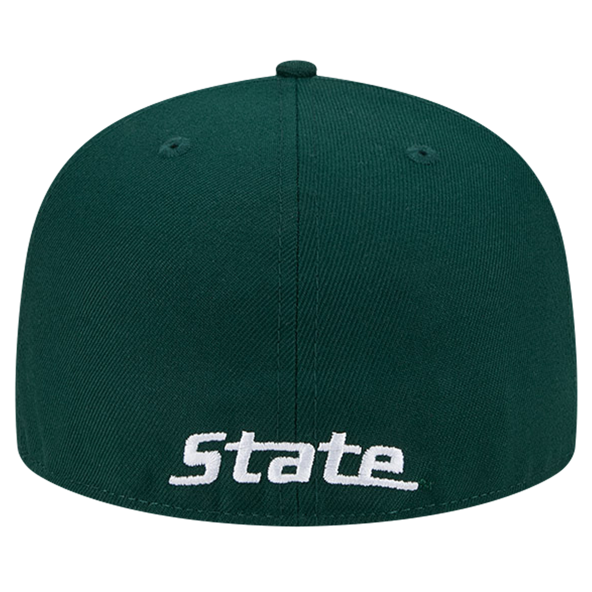 Men's New Era Green Michigan State Spartans Throwback 59FIFTY Fitted Hat - Image 5