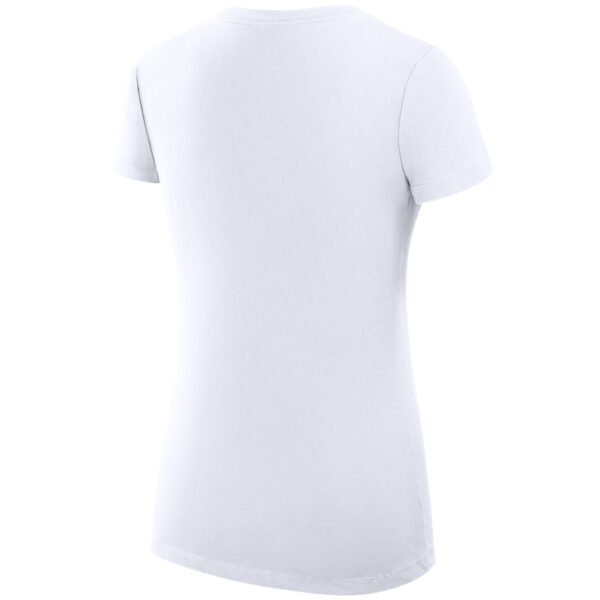 Women's G-III 4Her by Carl Banks White Arizona Coyotes Dot Print Team V-Neck Fitted T-Shirt - Image 7