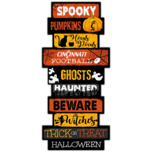 Cincinnati Bearcats 24'' Halloween Celebration Stack Sign