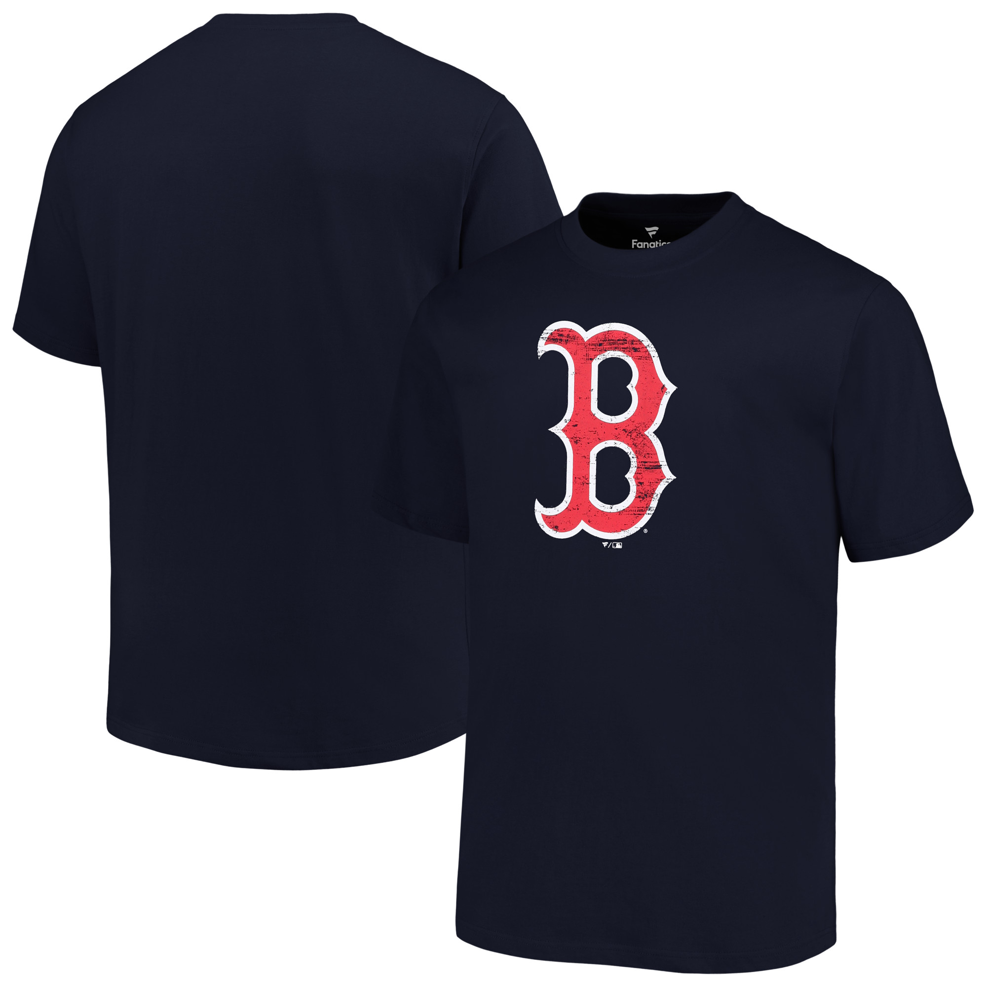 Men's Profile Navy Boston Red Sox Big & Tall Primary Logo T-Shirt - Image 2