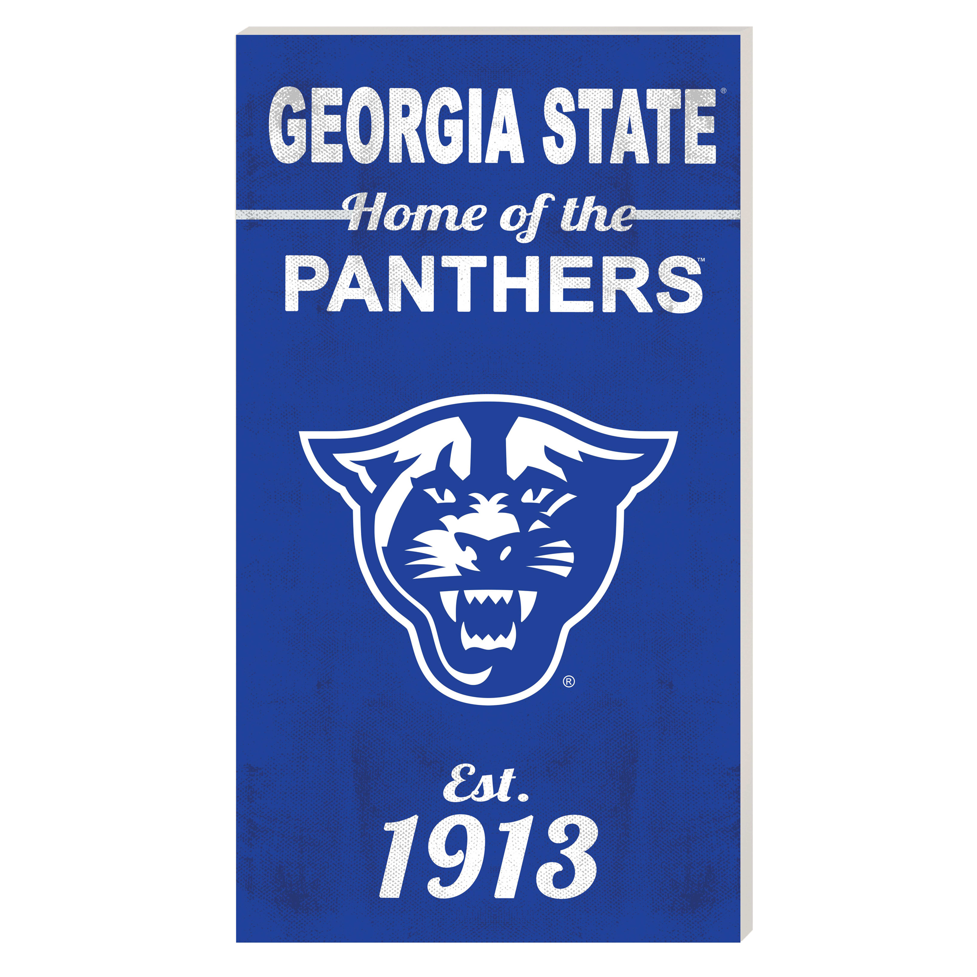 Georgia State Panthers 11'' x 20'' Indoor/Outdoor Home Sign