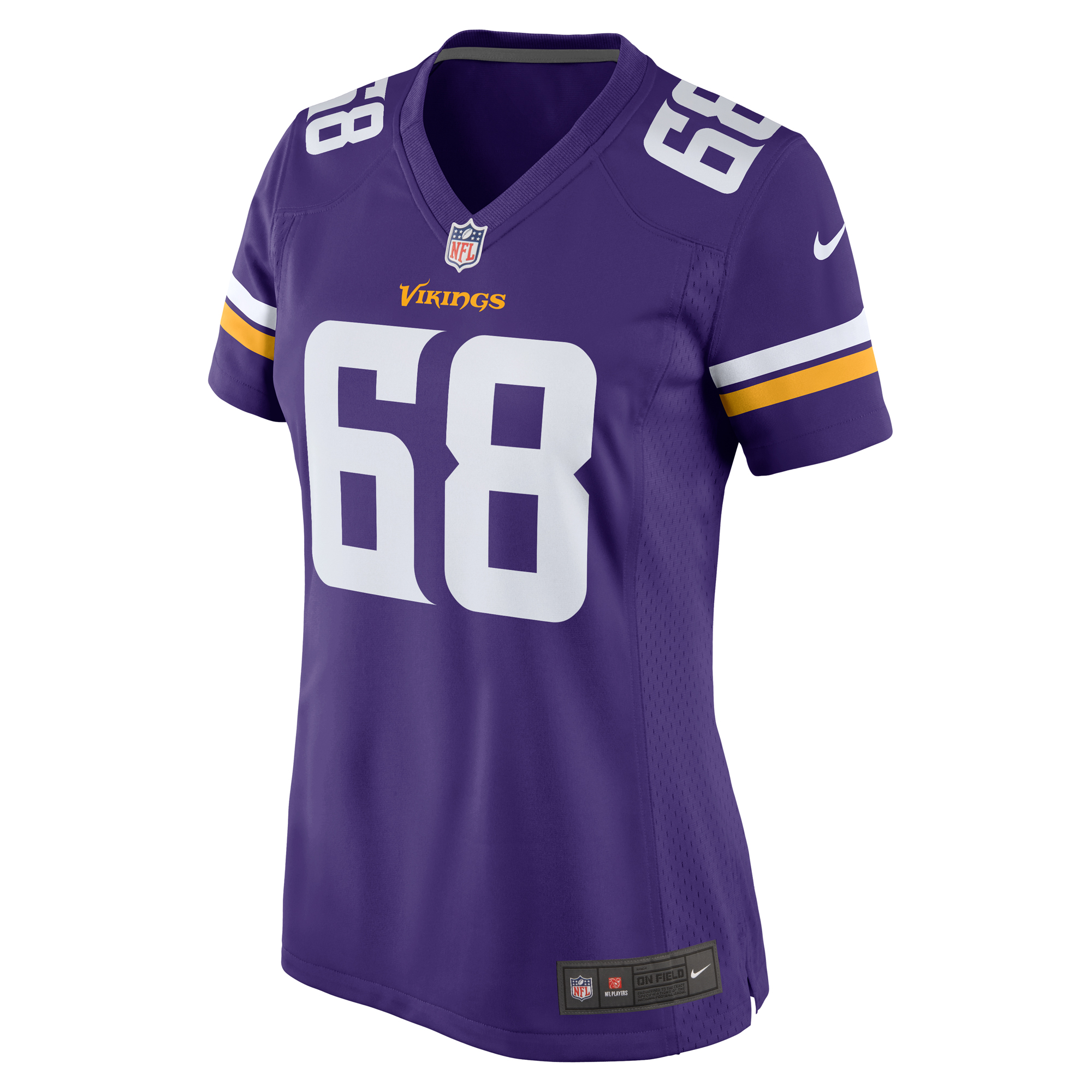 Women's Nike Henry Byrd Purple Minnesota Vikings Team Game Jersey - Image 12