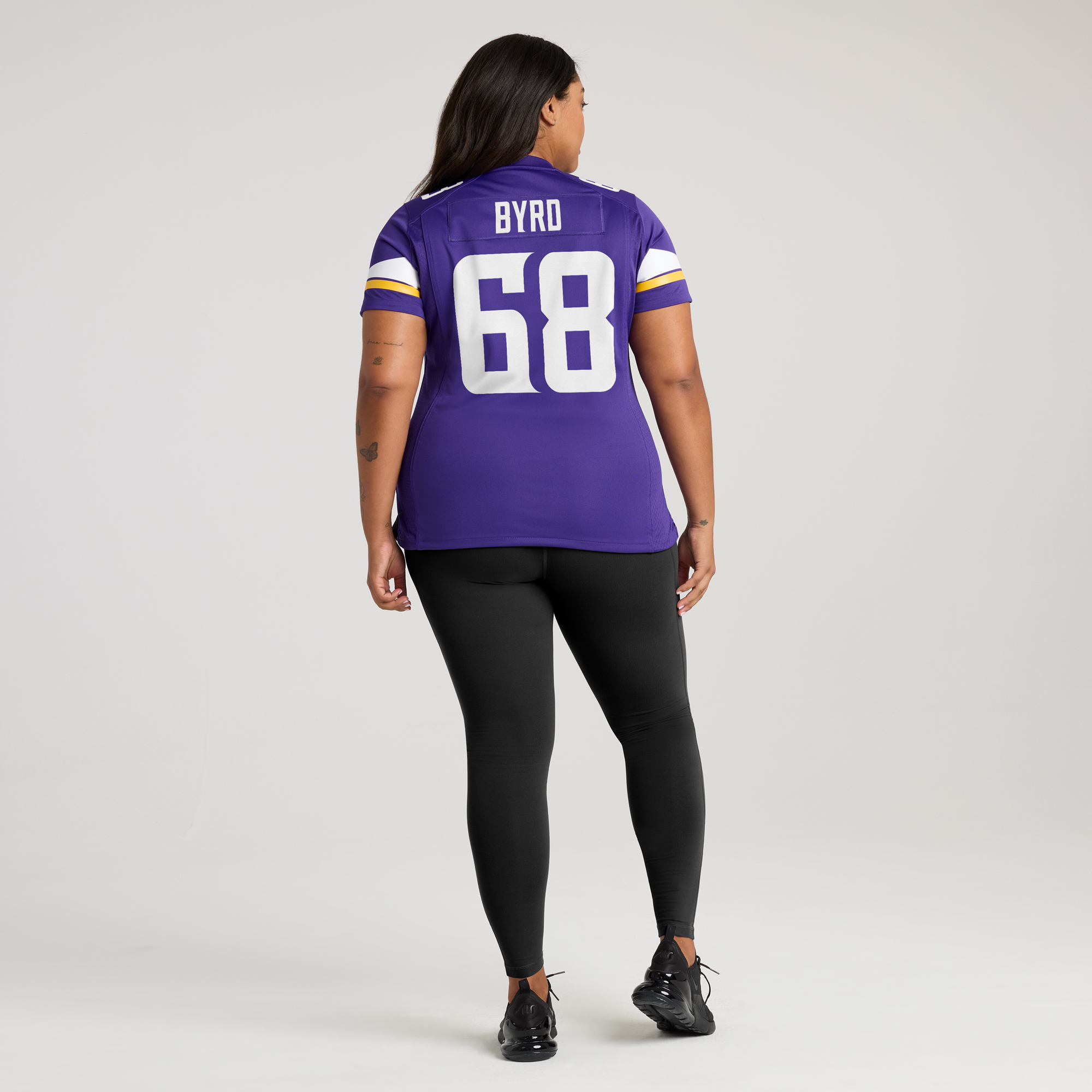 Women's Nike Henry Byrd Purple Minnesota Vikings Team Game Jersey - Image 17