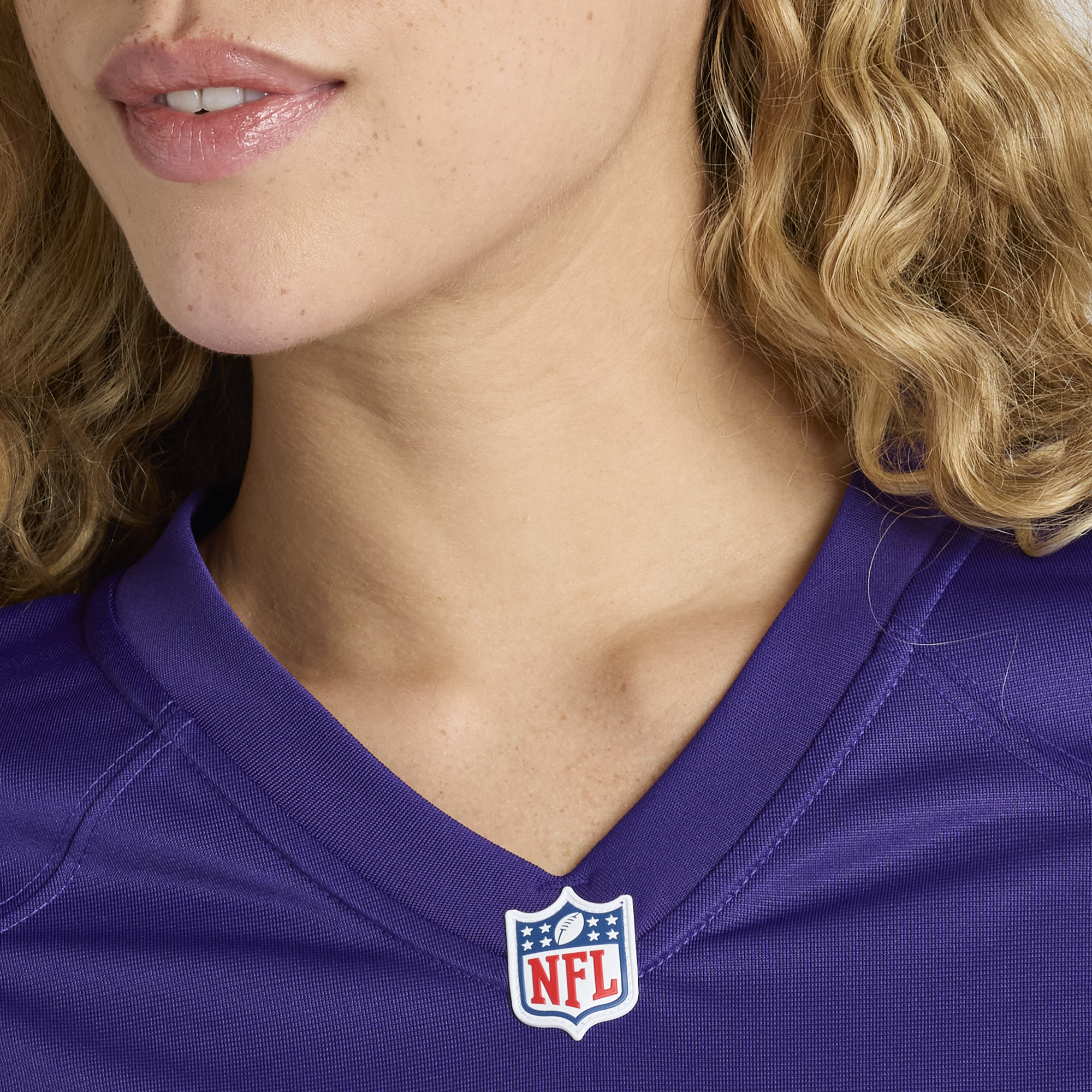 Women's Nike Henry Byrd Purple Minnesota Vikings Team Game Jersey - Image 9
