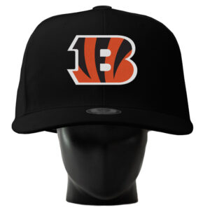Unisex Noggin Boss  Black Cincinnati Bengals Oversized Hat