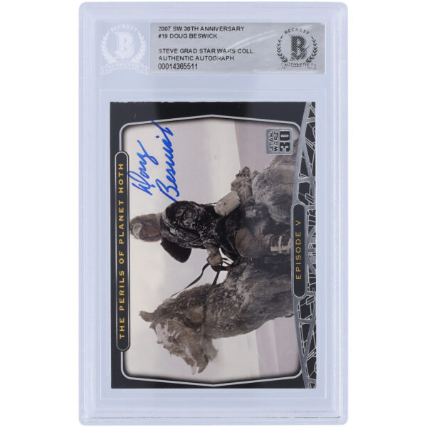 Doug Beswick Star Wars Autographed 2007 Topps Anniversary #19 BAS Authenticated Card