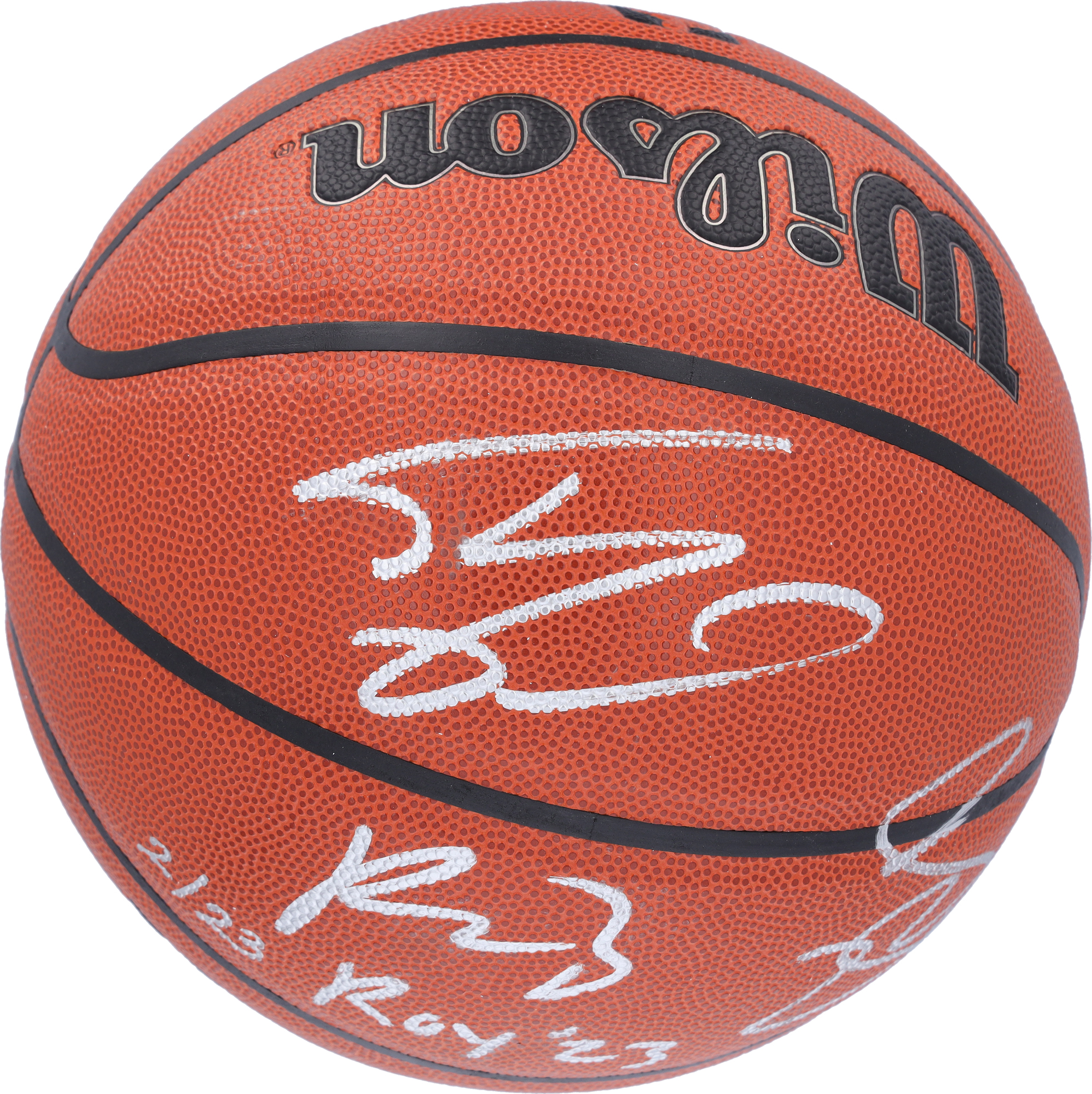 Shaquille O'Neal, Paolo Banchero and Mike Miller Orlando Magic Multi-Signed Wilson Authentic Series Indoor/Outdoor Basketball with "ROY 01" and "ROY '23" Inscriptions - Limited Edition of 23 - Image 9