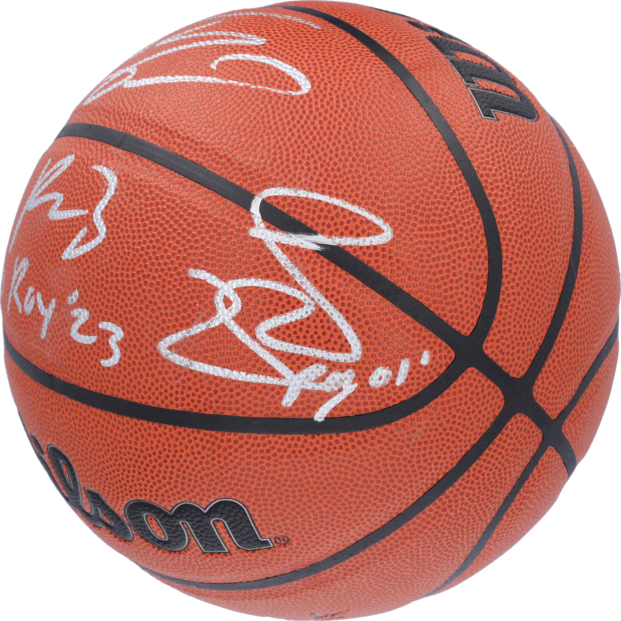 Shaquille O'Neal, Paolo Banchero and Mike Miller Orlando Magic Multi-Signed Wilson Authentic Series Indoor/Outdoor Basketball with "ROY 01" and "ROY '23" Inscriptions - Limited Edition of 23 - Image 10