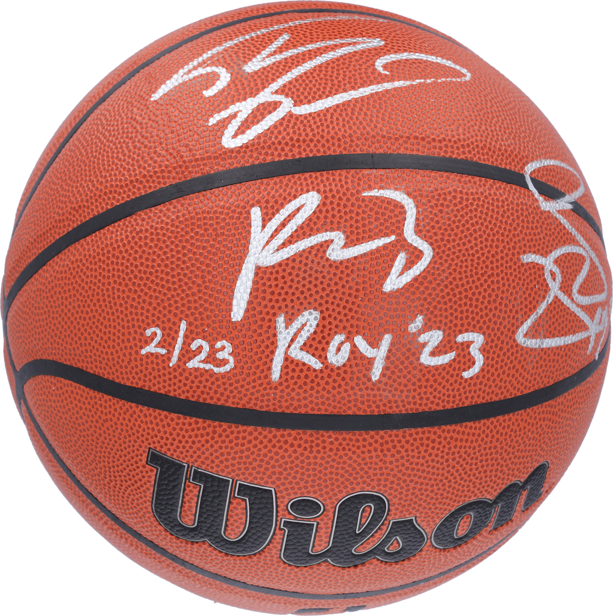 Shaquille O'Neal, Paolo Banchero and Mike Miller Orlando Magic Multi-Signed Wilson Authentic Series Indoor/Outdoor Basketball with "ROY 01" and "ROY '23" Inscriptions - Limited Edition of 23 - Image 5