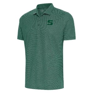 Men's Antigua  Green/White Slippery Rock Pride  Esteem Polo