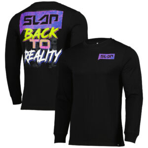 Men's Fanatics Black Power Slap Event Week Long Sleeve T-Shirt