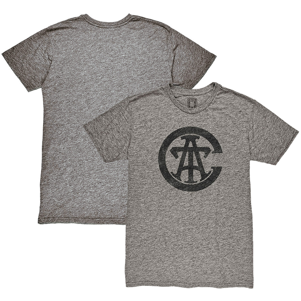 Men's 1863FC Heather Gray Club Atlético Talleres Retro Crest T-Shirt