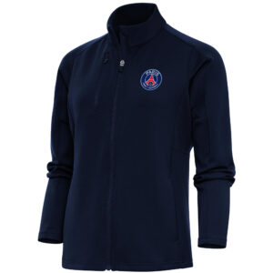 Women's Navy Paris Saint-Germain Genesis Full-Zip Jacket