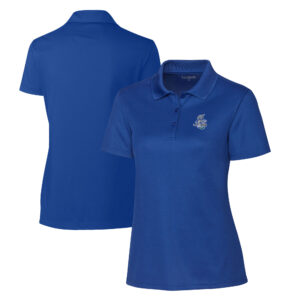 Women's Cutter & Buck  Blue Hartford Yard Goats Clique Spin Eco Performance Pique Women's Polo