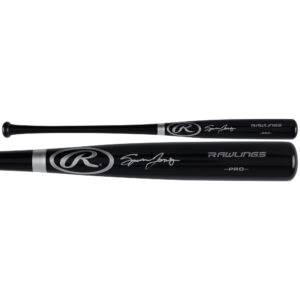 Spencer Jones New York Yankees Autographed Black Rawlings Pro Bat
