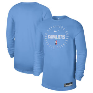 Men's Nike Blue Cleveland Cavaliers 2024/25 Legend On-Court Practice Long Sleeve T-Shirt