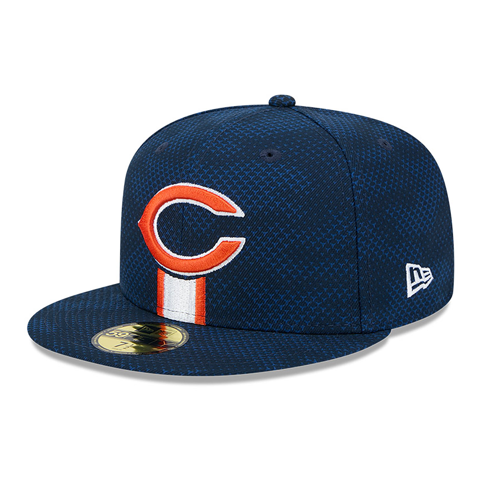 Men's New Era Navy Chicago Bears 2024 Sideline 59FIFTY Fitted Hat - Image 9