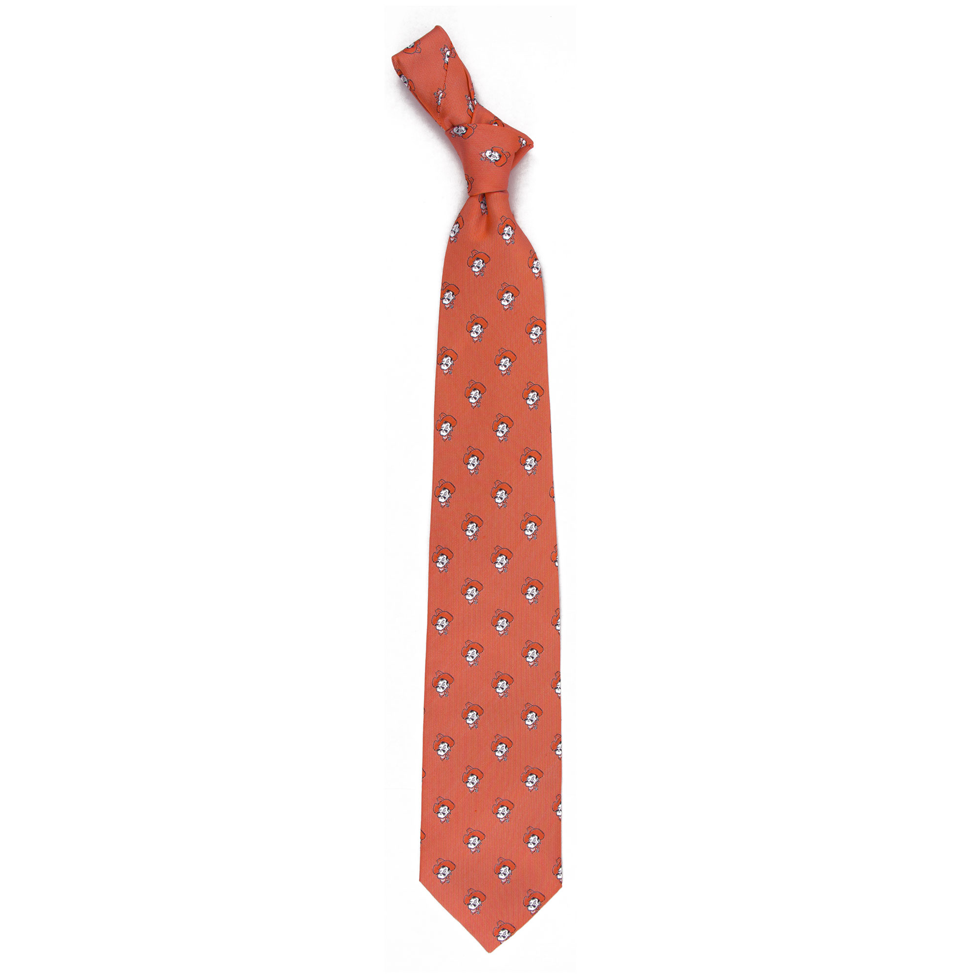 Men's Orange Oklahoma State Cowboys Echo Woven Silk Tie