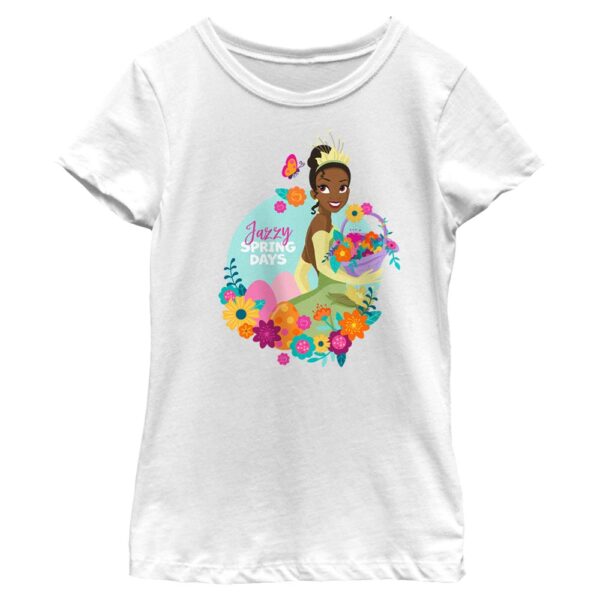 Girls Youth Mad Engine White Disney Princess Jazzy Spring Days Graphic T-Shirt