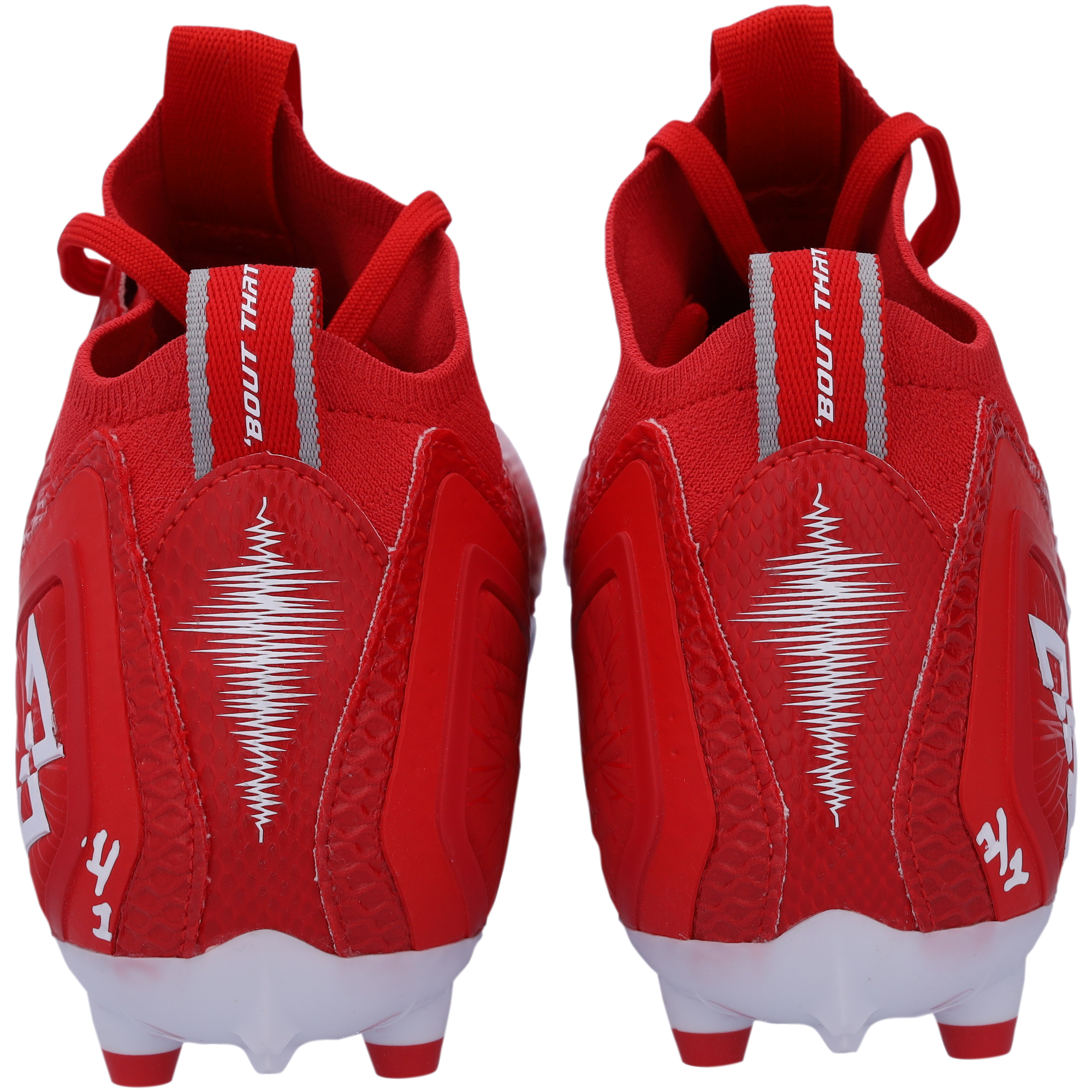 Marshawn Lynch Seattle Seahawks Autographed Red Beast Mode B.T.A Elite Football Cleats - Signed in White - Limited Edition #1/1 - Image 15