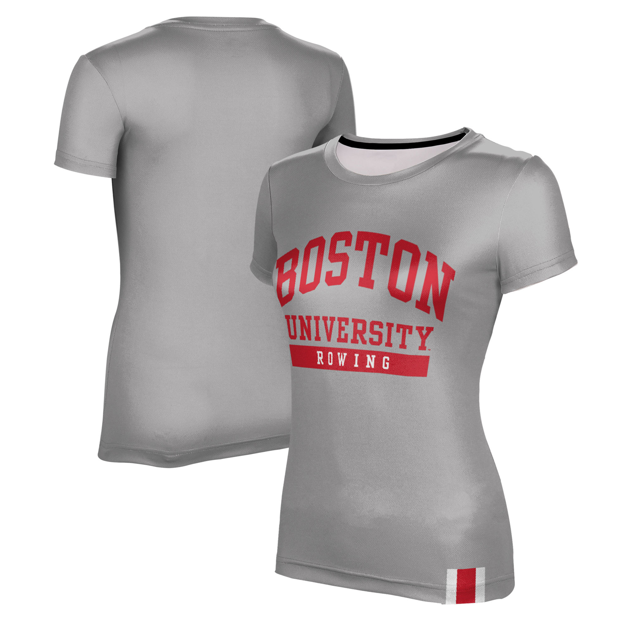 Women's ProSphere Gray Boston University Rowing T-Shirt - Image 5