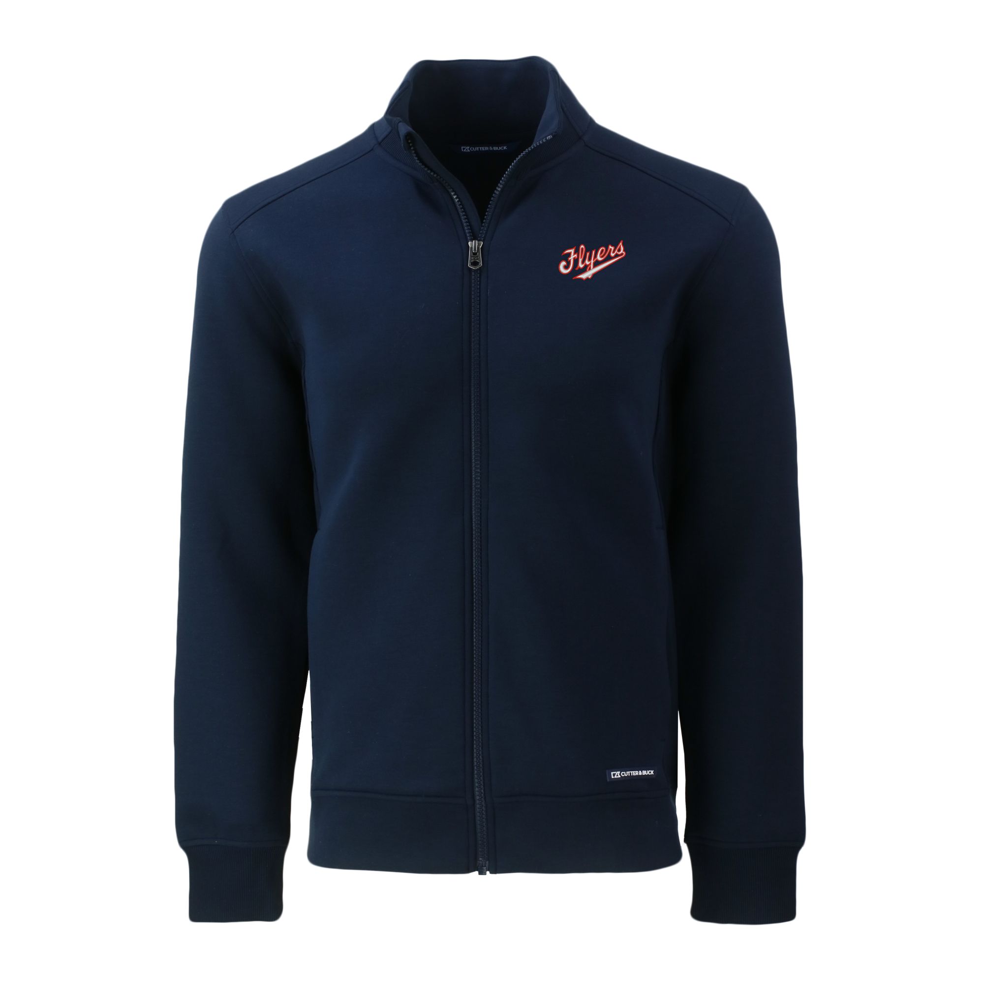 Men's Cutter & Buck Navy Dayton Flyers Roam Eco Recycled Full-Zip Jacket - Image 6