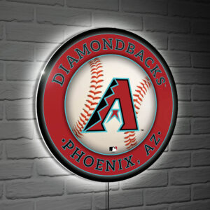 Arizona Diamondbacks LED XL Round Wall Décor