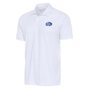 Men's Antigua White Kansas Speedway Tribute Polo