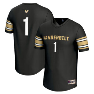 Youth GameDay Greats #1 Black Vanderbilt Commodores Lightweight Lacrosse Jersey