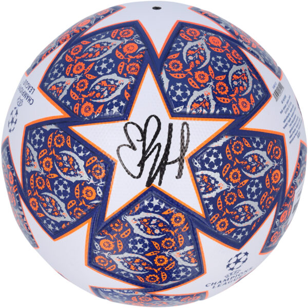 Erling Haaland Manchester City Autographed 2023 UEFA Champions League Istanbul adidas Soccer Ball - Image 5