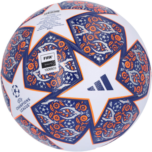 Erling Haaland Manchester City Autographed 2023 UEFA Champions League Istanbul adidas Soccer Ball - Image 7