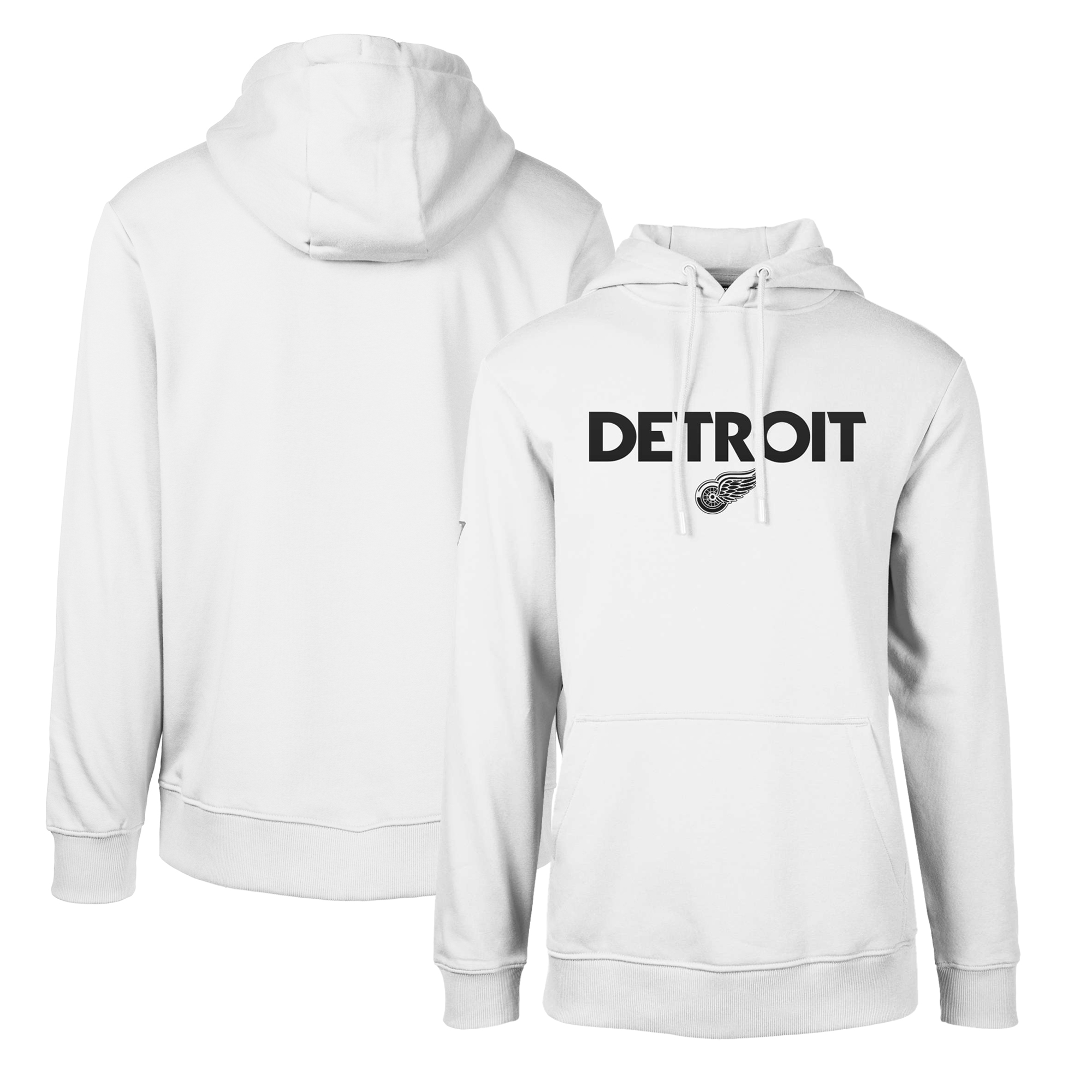 Men's Levelwear White Detroit Red Wings Podium City Capsule Pullover Hoodie - Image 5