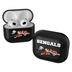 Keyscaper Black Cincinnati Bengals Insignia AirPods 3rd Gen Case Cover